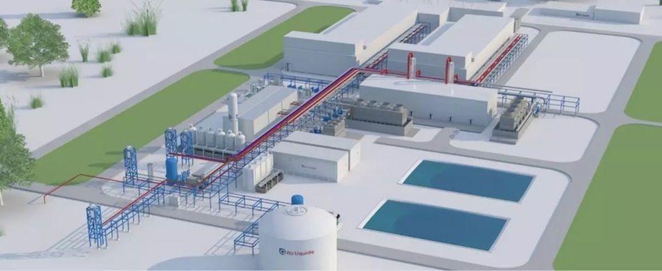 Air Liquide lance la construction du Normand’Hy d’hydrogène vert. 