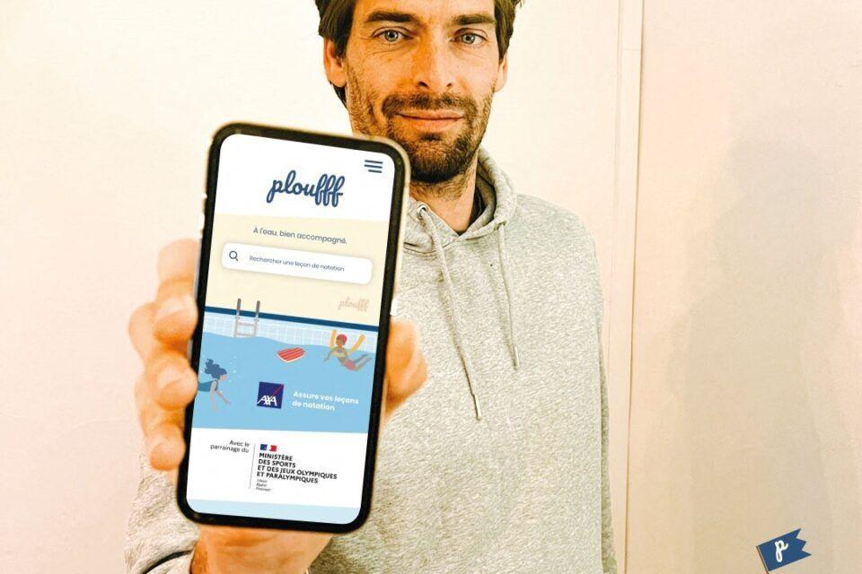 Camille Lacourt investit dans Ploufff, l'application qui facilite l'accès aux leçons de natation