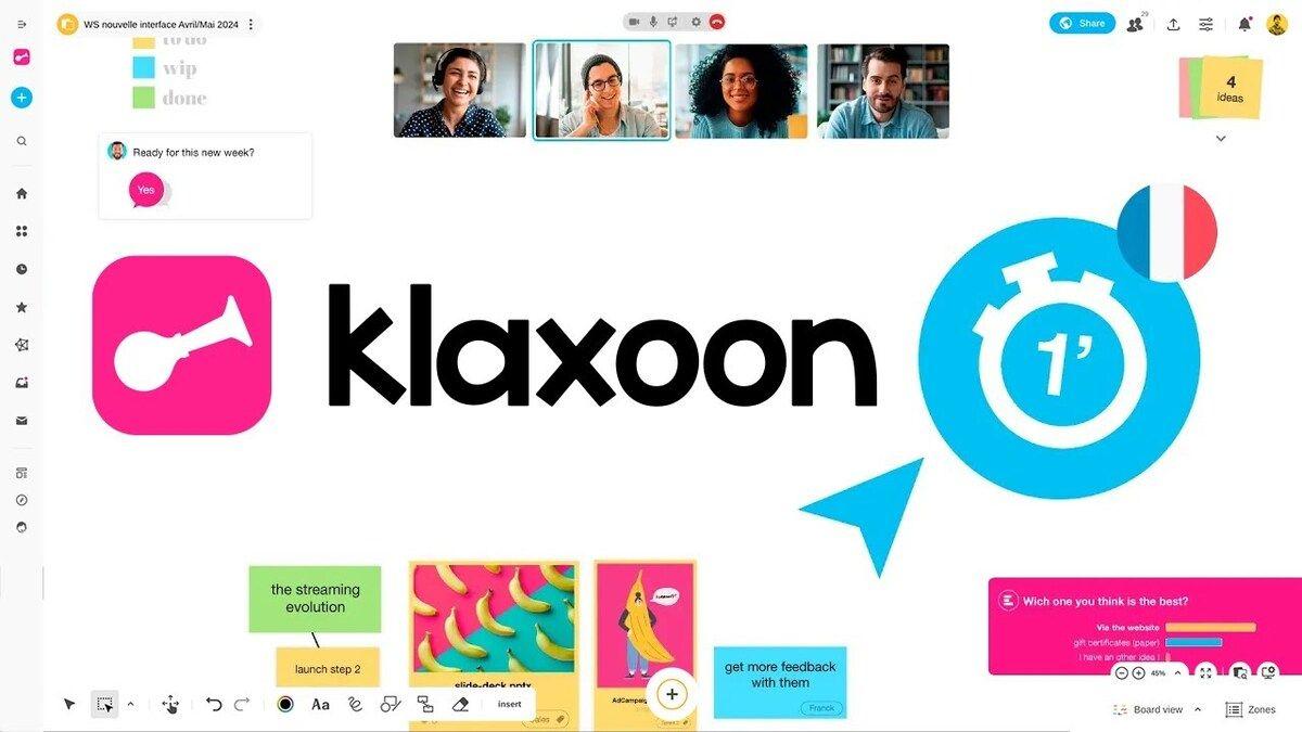 Outils collaboratifs : Klaxoon racheté par l’américain Wrike 