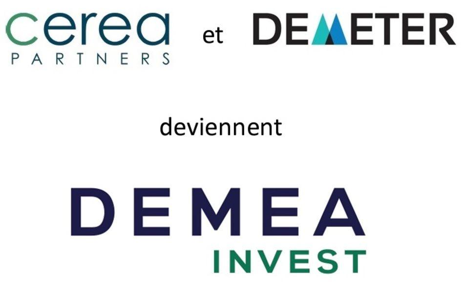 Demeter Investment Managers et Cerea Partners fusionnent et deviennent Demea Invest