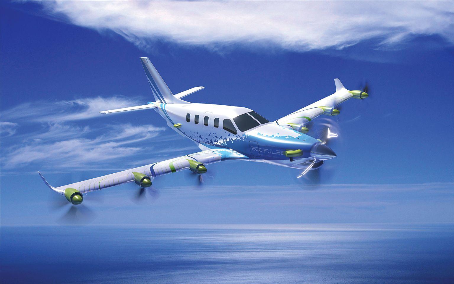 Safran et Airbus présentent Ecopulse, l'avion hybride électrique