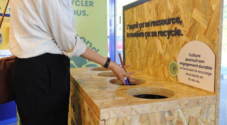 Cultura, Plaxtil et Essaimons donnent une seconde vie aux cartables usagés