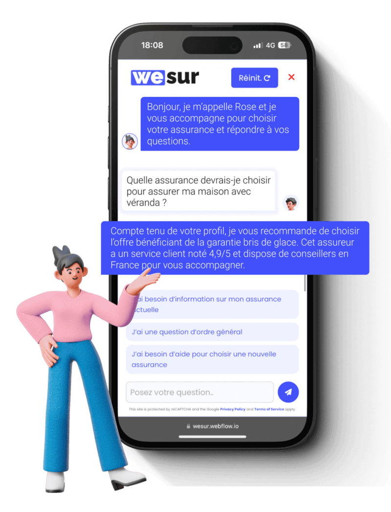 assurtech wesur - assistant IA Rose