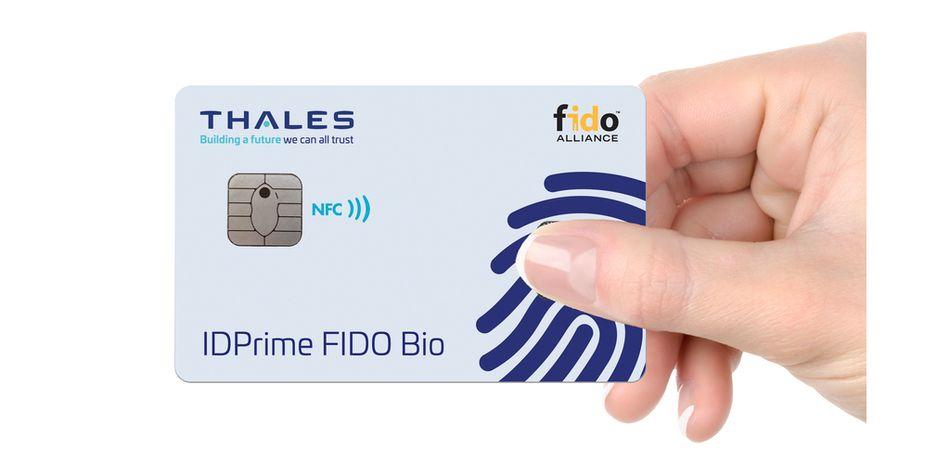 Thales lance une carte biométrique pour remplacer les mots de passe
