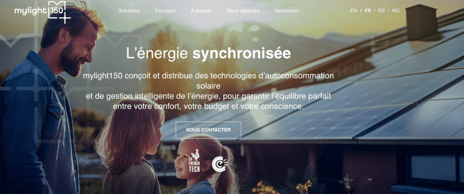 Mylight150, la solution d'autoconsommation solaire, lève 100  M€