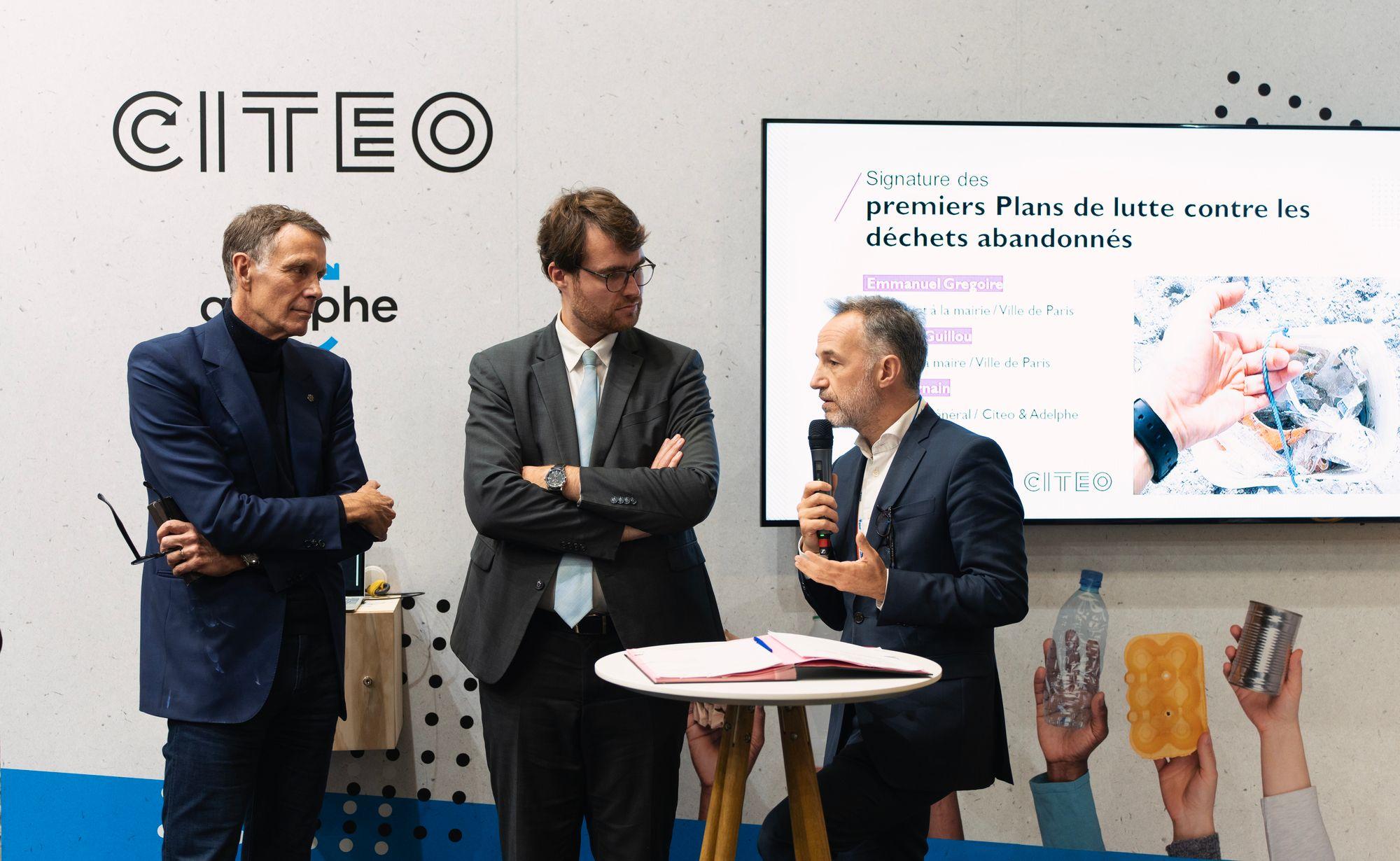 Citeo et la Ville de Paris luttent contre les déchets abandonnés